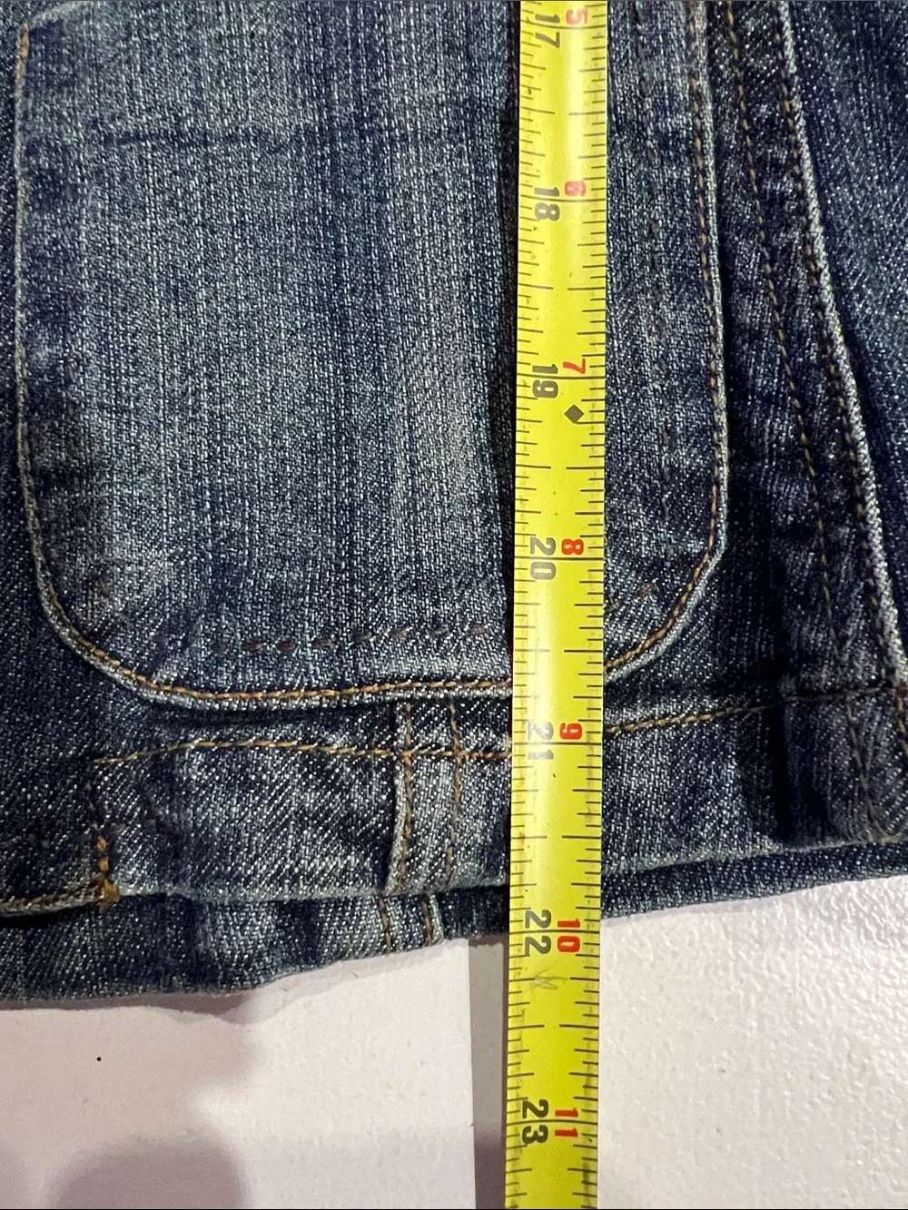 Embroidered Denim Jacket Floral Boho Blue Jean Coat Women’s size 14